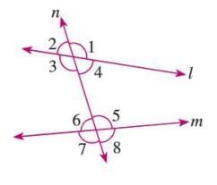 Lines and Angles Chapter Notes | Mathematics Class 7 ICSE