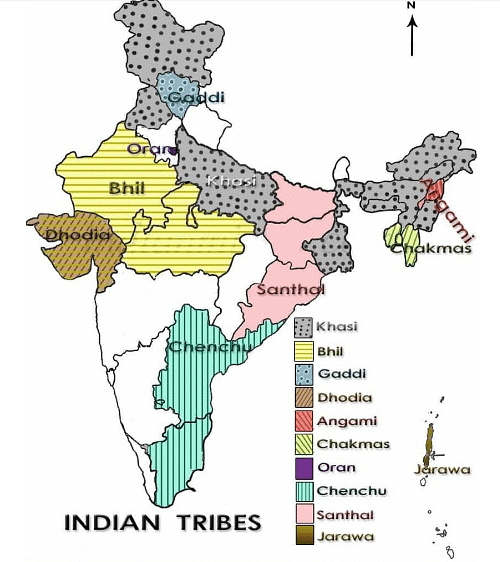 Major Tribes, Tribal Areas & their Problems- 1 | Geography Optional for UPSC (Notes)