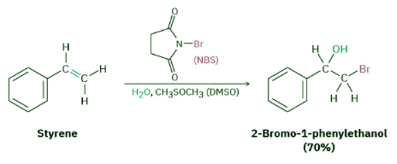 Halohydrins from Alkenes - Addition of HO-X | Chemistry Optional Notes for UPSC