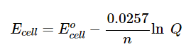 Connection between Cell Potential, ∆G, and K | Chemistry Optional Notes for UPSC