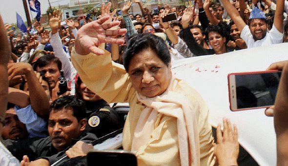 BSP`s Mayawati has used evocative slogans to connect with the Dalit masses.Such as `Chamari hu, Kunwari hu, Tumhari hu !` and `Tilak, Tarazu aur Talwar; Inko maro jute char !`