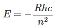 Spectra of the hydrogen atom