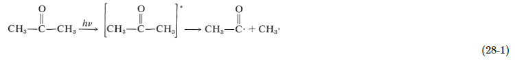 Photochemical reactions of simple organic compounds | Chemistry Optional Notes for UPSC