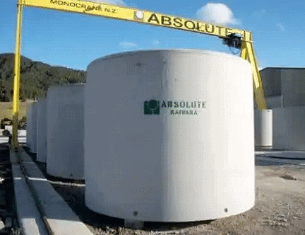 Above ground RCC water tank