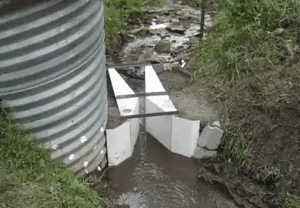 Cut-throat Flume