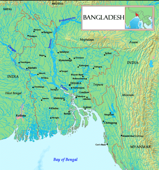 Bangladesh International Boundaries
