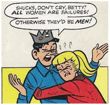 Women are dismissed as failures in the popular children’s comic Archie