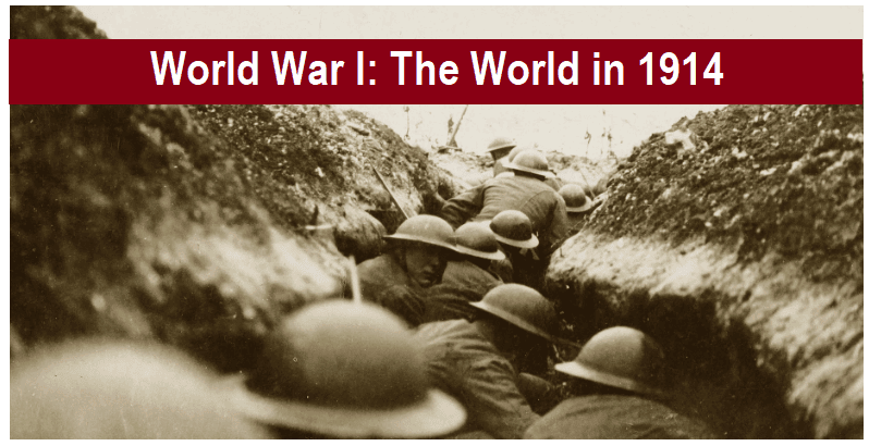World War I: The World in 1914 | History Optional for UPSC