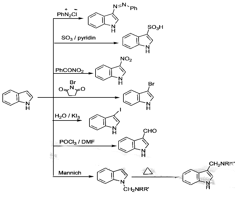 Pyrrole, Furan and Thiophene Nucleophilic Substitution Reactions | Chemistry Optional Notes for UPSC