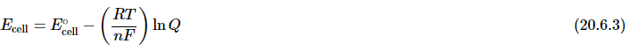 Cell Potential Under Nonstandard Conditions | Chemistry Optional Notes for UPSC