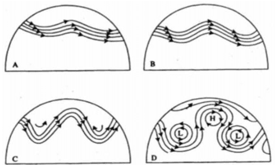 index cycle of Jet stream