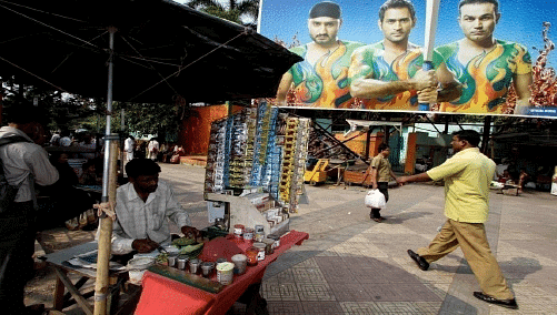 Cricketers are an influential reference group for many Indians. Advertising plays up such aspirations.