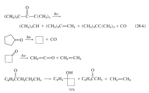 Photochemical reactions of simple organic compounds | Chemistry Optional Notes for UPSC