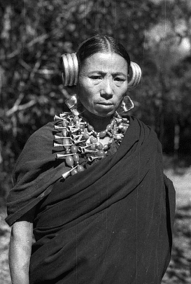 A woman belonging to the Ao tribe in Nagaland