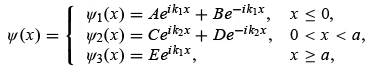 The Potential Step | Physics Optional Notes for UPSC