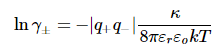 The Debye-Hückel Theory | Chemistry Optional Notes for UPSC