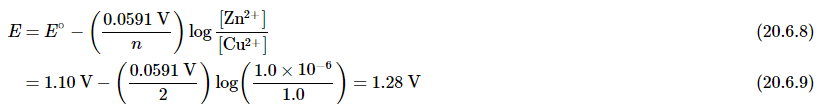 Cell Potential Under Nonstandard Conditions | Chemistry Optional Notes for UPSC