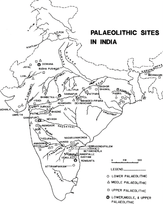 Palaeolithic Sites | History Optional for UPSC
