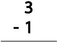 Subtraction (Single Digit) Class 1 Worksheet Maths