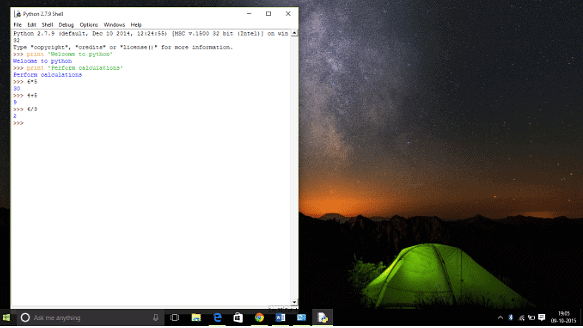 Introduction To PYTHON - Class 9