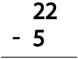 Subtraction (Double Digit) Class 1 Worksheet Maths