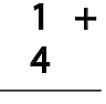 Addition (Single Digit) Class 1 Worksheet Maths