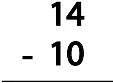 Subtraction (Double Digit) Class 1 Worksheet Maths