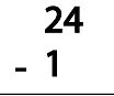 Subtraction (Double Digit) Class 1 Worksheet Maths