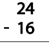 Subtraction (Double Digit) Class 1 Worksheet Maths