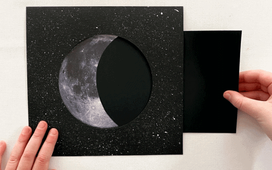 Craft Ideas: Phases of the Moon | Hands on Art & Craft - Class 1