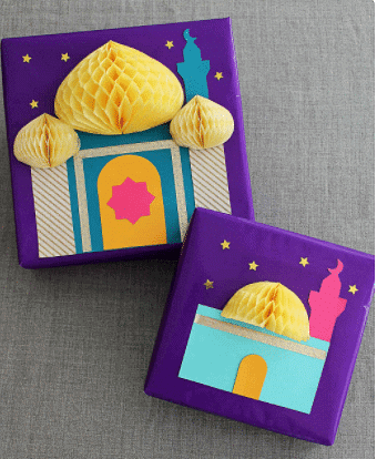 Craft Ideas: 3-D Eid Gift Wrap | Hands on Art & Craft - Class 1