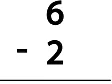 Subtraction (Single Digit) Class 1 Worksheet Maths