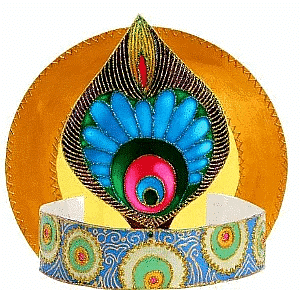 Craft Ideas: How to make a Krishna crown | Hands on Art & Craft - Class 1