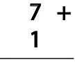 Addition (Single Digit) Class 1 Worksheet Maths