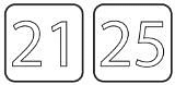 Numbers from Twenty-one to Fifty - 1 Class 1 Worksheet Maths