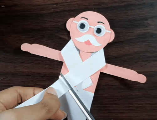 Craft Ideas: Mahatma Gandhi Craft | Hands on Art & Craft - Class 1