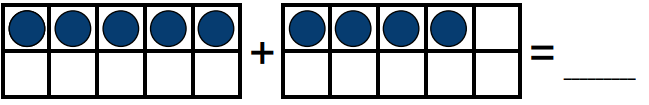 Worksheet: Addition With Ten Frames | Mental Maths - Class 1