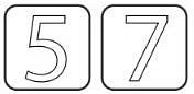 Numbers from One to Nine - 2 Class 1 Worksheet Maths