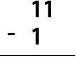 Subtraction (Single Digit) Class 1 Worksheet Maths