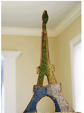 Craft Ideas: Glittery Eiffel Tower | Hands on Art & Craft - Class 1
