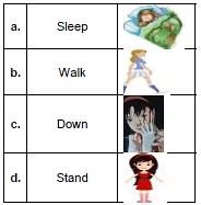 Merry-Go-Round/Circle - 4 Class 1 Worksheet English Marigold Unit 5