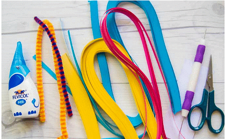 Craft Ideas: Quilled Paper Truffula Trees | Hands on Art & Craft - Class 1