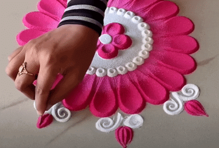 Craft Ideas: Rangoli for Diwali | Hands on Art & Craft - Class 1