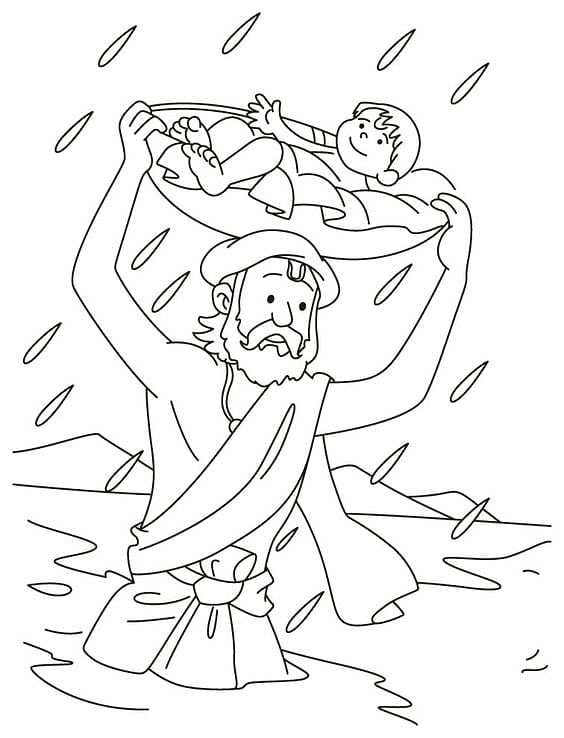 Printable Worksheet: Janmashtami - 3 | Hands on Art & Craft - Class 1