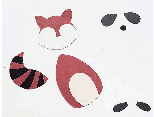 Craft Ideas: Printable Racoon Paper Craft | Hands on Art & Craft - Class 1