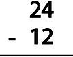 Subtraction (Double Digit) Class 1 Worksheet Maths