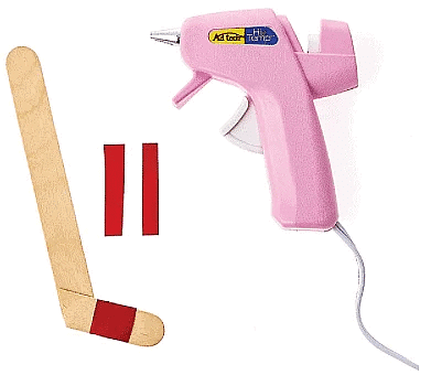 Craft Ideas: Mini Hockey Sticks | Hands on Art & Craft - Class 1
