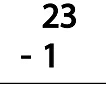Subtraction (Double Digit) Class 1 Worksheet Maths