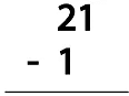 Subtraction (Double Digit) Class 1 Worksheet Maths