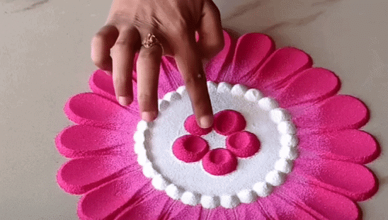 Craft Ideas: Rangoli for Diwali | Hands on Art & Craft - Class 1